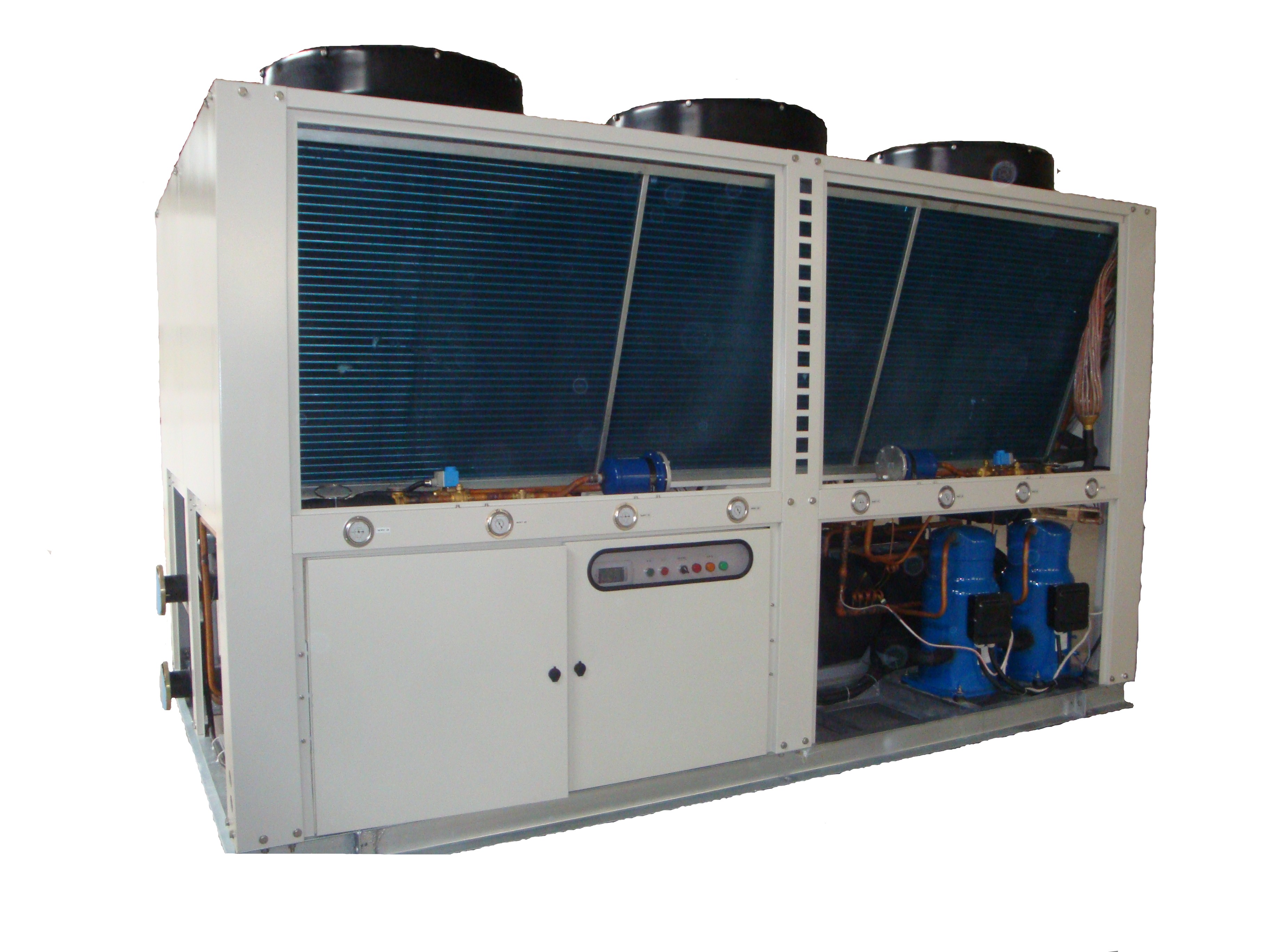 美的风冷热泵模块机组_泳池专用热泵_泳池热泵机组广告